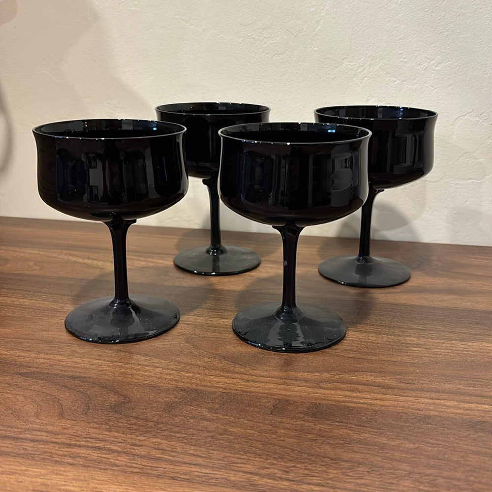 Lenox Midnight Mood set of 4 goblets